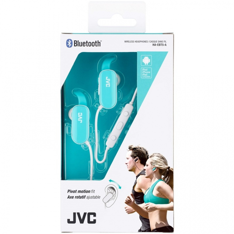 JVC Hovedtelefon In-Ear EBT5 Trådløs Blå Mic