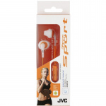 JVC Hovedtelefon In-Ear ENR10 Gumy Sport Hvid Mic