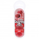 JVC Hovedtelefon In-Ear FR6 Gumy Plus Rød Mic