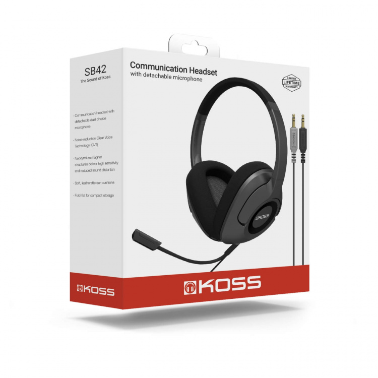 Koss Multimedia Headset Over-Ear SB42 Mic Remote