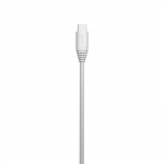 Gear Ladekabel USB-A-USB-C 2.0 3m Rundt Kabel Hvid