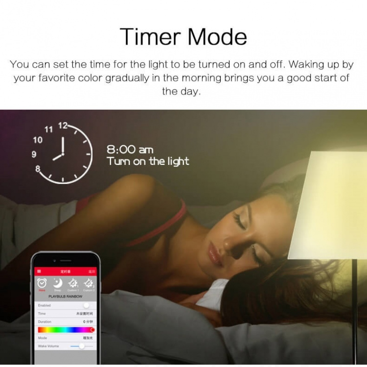 MiPow Playbulb Smart Hvid RGB BT 280lumen 5W E27 MiPow Playbulb Smart Hvid RGB BT 280lumen 5W E27