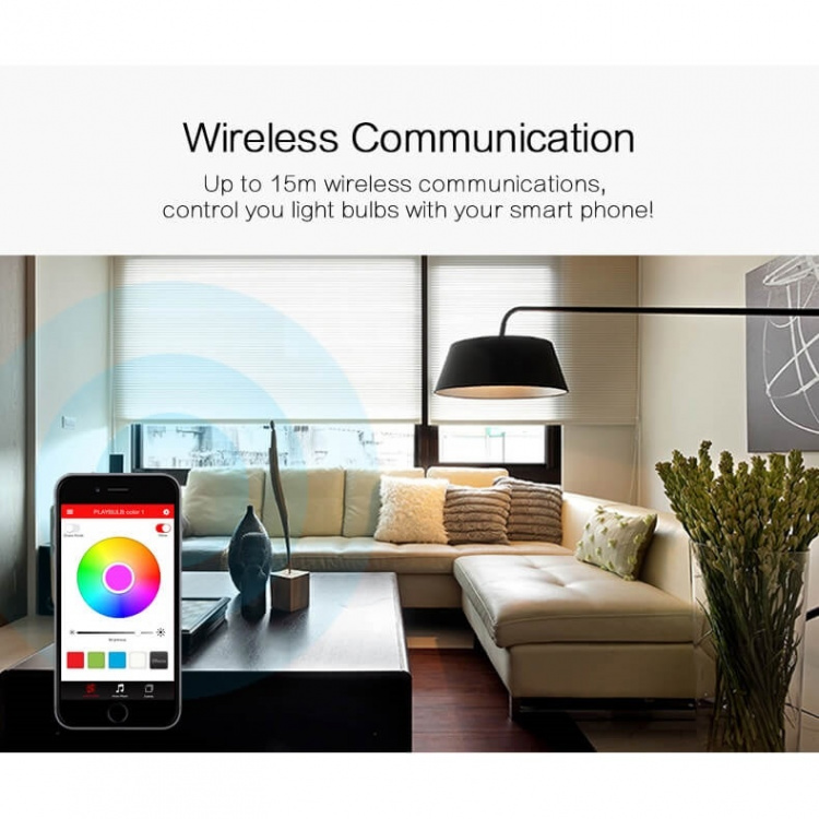 MiPow Playbulb Smart Hvid RGB BT 280lumen 5W E27 MiPow Playbulb Smart Hvid RGB BT 280lumen 5W E27