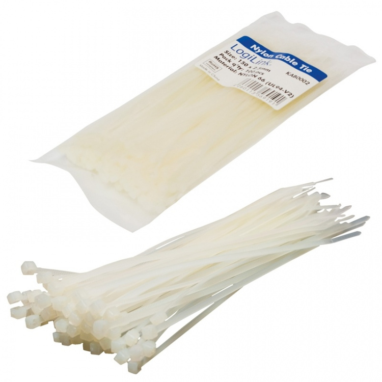 LogiLink Buntband 150x2,5mm 11kg 100st