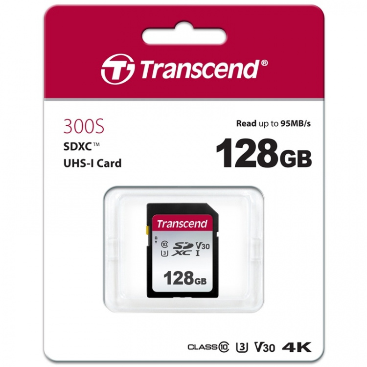 Transcend SDXC 128GB UHS-I U3 (R95/W45)