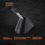 DELTACO GAMING Mouse Bungee Black/Silver