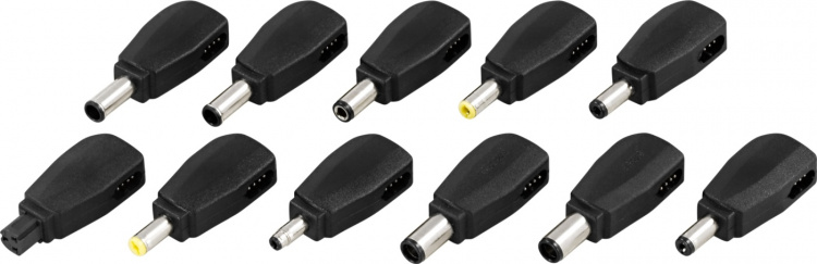 DELTACO oplader til notebook, 15-20 V, 8 A, 120W, LED-display