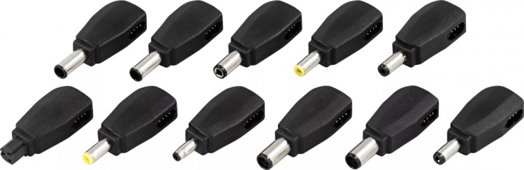 DELTACO oplader til notebook, 15-20 V, 8 A, 120W, LED-display