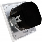 LogiLink Vägguttag 230V med 2xUSB 2,1A