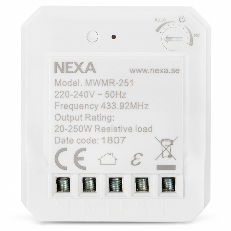 Nexa MWMR-251: Dosdimmer med stöd för Smart Mode