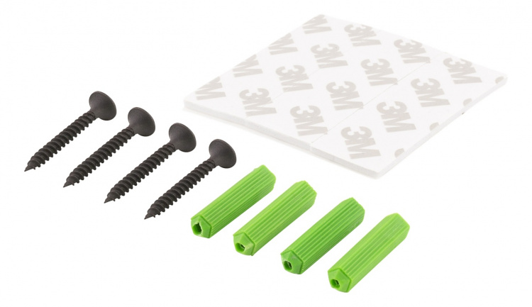 DELTACO vægbeslag til 1. og 2. gen Apple TV, sort