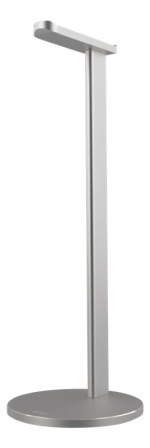 DELTACO Hovedtelefonholder, aluminium, skridsikker, sølv DELTACO Hovedtelefonholder, aluminium, skridsikker, sølv