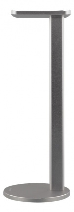 DELTACO Hovedtelefonholder, aluminium, skridsikker, sølv DELTACO Hovedtelefonholder, aluminium, skridsikker, sølv