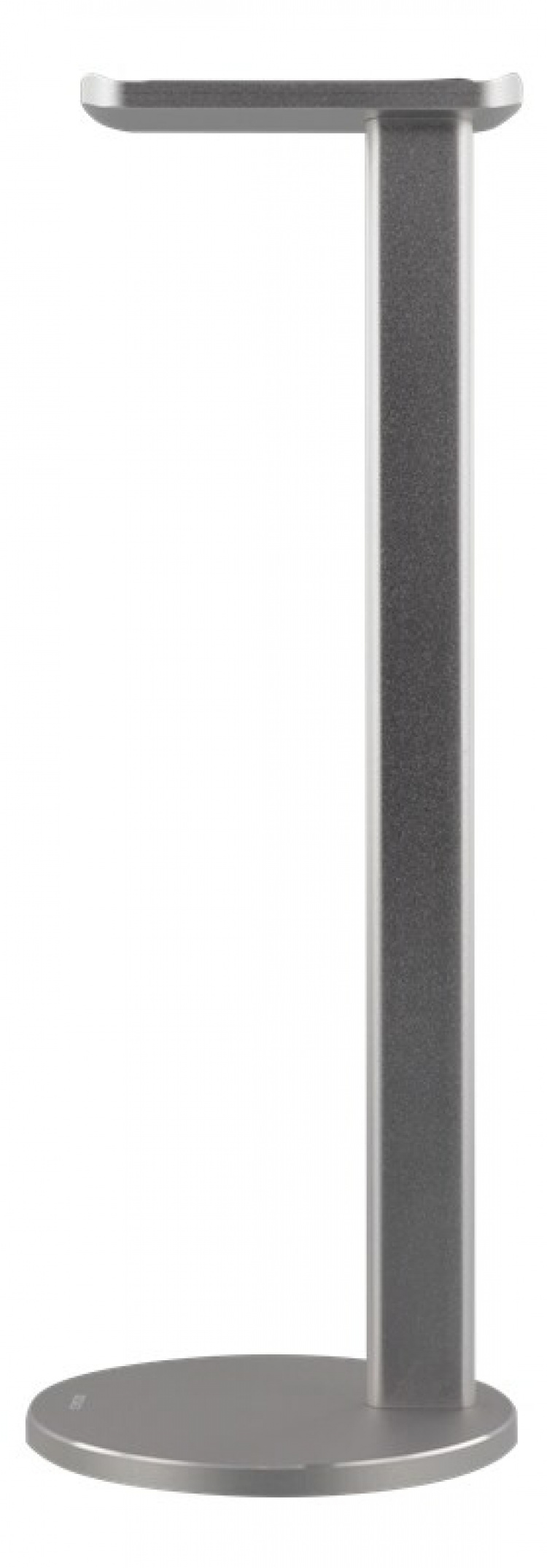 DELTACO Hovedtelefonholder, aluminium, skridsikker, sølv DELTACO Hovedtelefonholder, aluminium, skridsikker, sølv