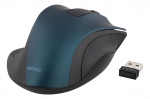 DELTACO wireless optical mouse, 1200 DPI, blue