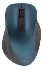 DELTACO wireless optical mouse, 1200 DPI, blue