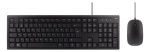 DELTACO Keyboard kit with mouse, PAN Nordic layout, USB, black