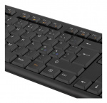 DELTACO Keyboard kit with mouse, PAN Nordic layout, USB, black