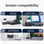 External HDD dock, USB-B, 3,5