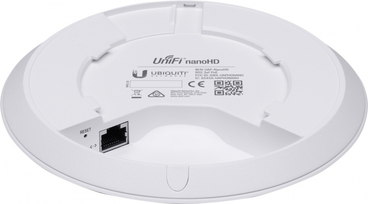 Ubiquiti nanoHD Compact Wave2 AP, Gigabit WiFi, Dual-band, Beamforming