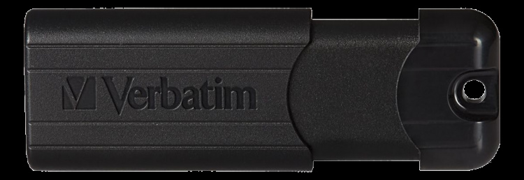 Verbatim PinStripe USB Flash drive, 32GB, USB 3.0, retractable connect