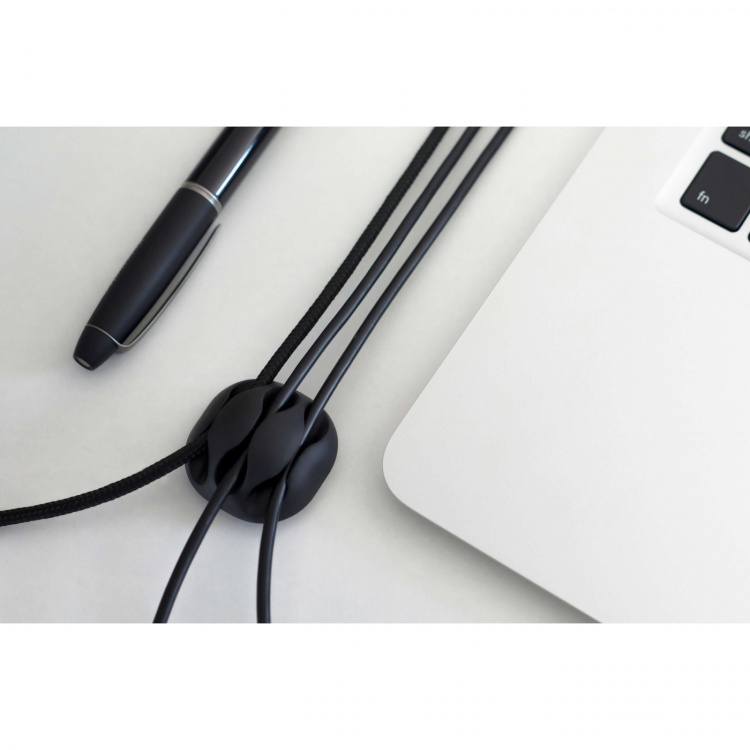 Desire2 Kabelclips Tidy 10pak 4x1,2x2,2x3 & 2x4 Kabler Sort