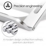 Desire2 Laptop Stander Supreme Lite Portable 6 Forskellige Højder Sølv Desire2 Laptop Stander Supreme Lite Portable 6 Forskellige Højder Sølv