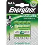 Energizer Batteri Genopladelig AAA/LR03 Ni-Mh 500mAh 4-pak