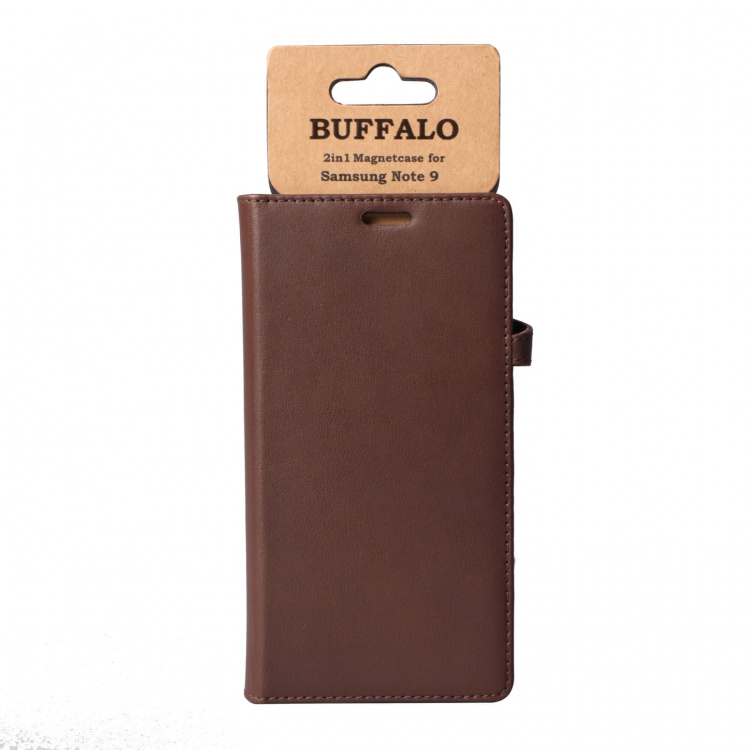 Buffalo Wallet Læder Samsung Note 9 Brun Buffalo Wallet Læder Samsung Note 9 Brun