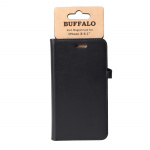 Buffalo Wallet Læder iPhone XR Sort Buffalo Wallet Læder iPhone XR Sort