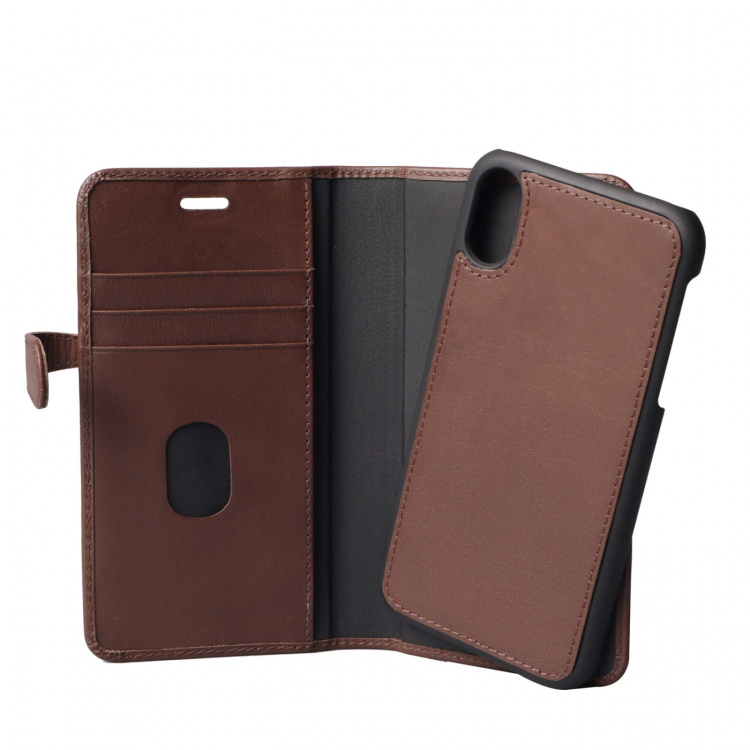 Buffalo Wallet Læder iPhone XR Brun Buffalo Wallet Læder iPhone XR Brun