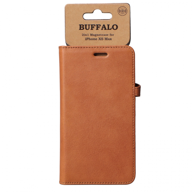 Buffalo Wallet Læder iPhone XS Max Cognac Buffalo Wallet Læder iPhone XS Max Cognac