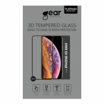 Gear Hærdet Glas 3D Gummed Full Cover Sort iPhone Xs Max/11 Pro Max Incl. Monteringsramme