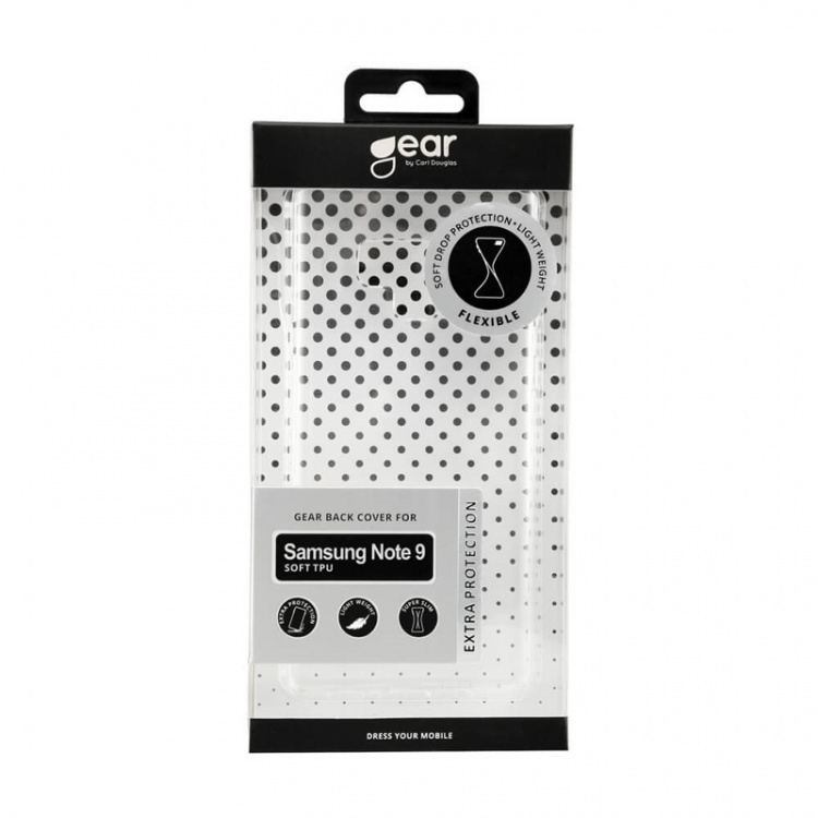 Gear Mobilcover TPU Transparent - Samsung Note 9