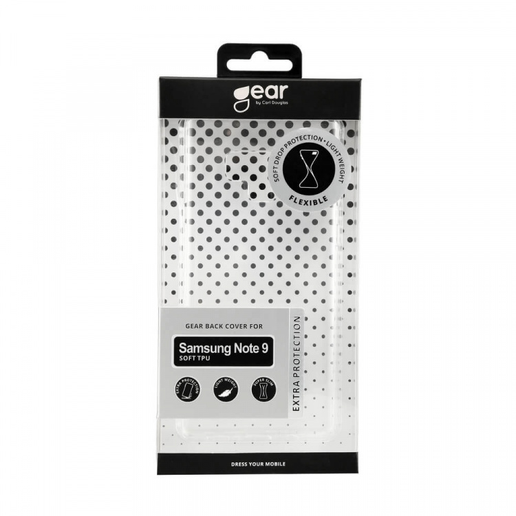 Gear Mobilcover TPU Transparent - Samsung Note 9