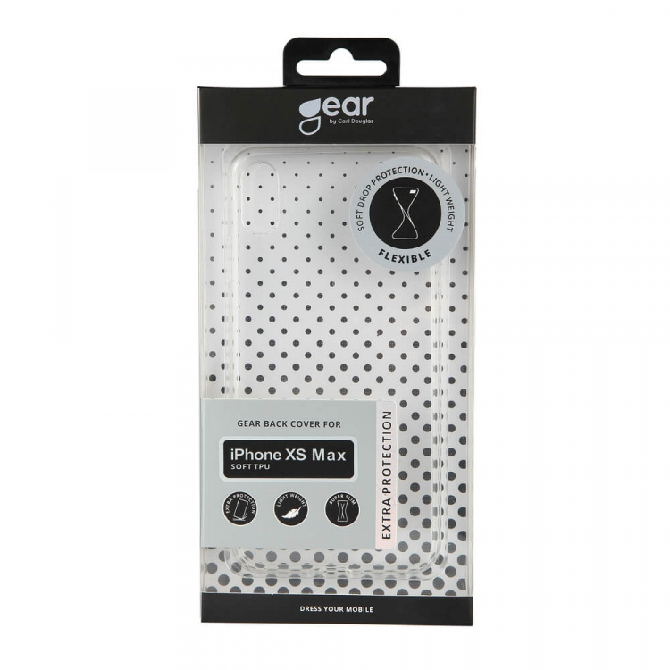 Gear Mobilcover TPU Transparent - iPhone XS Max