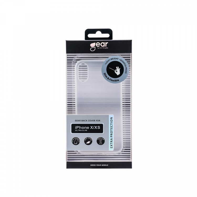Gear Mobilcover Ultraslim Hvid - iPhone X/XS