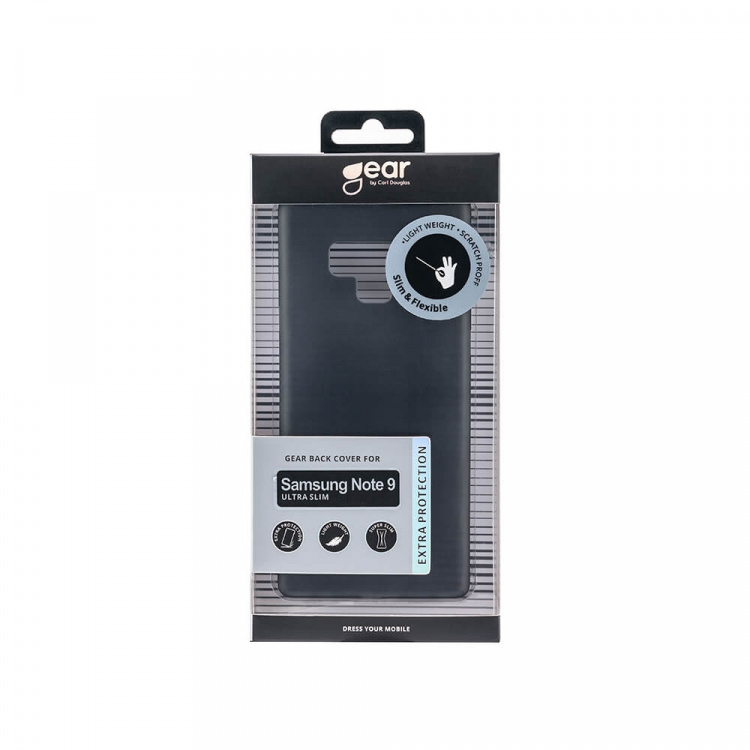 Gear Mobilcover Ultraslim Sort - Samsung Note 9