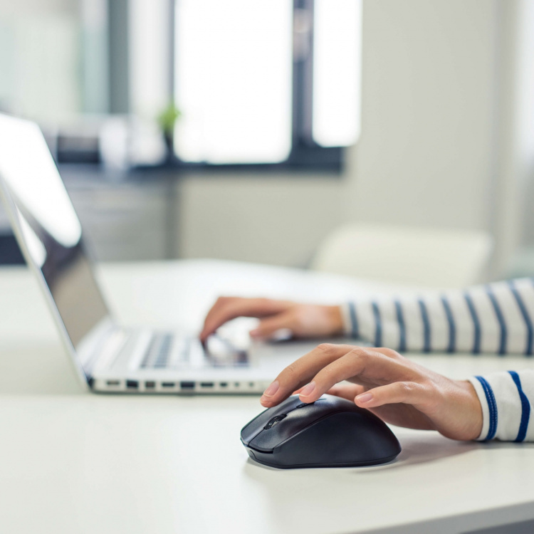 Hama Mus Riano för Vänsterhänta Trådlös Svart