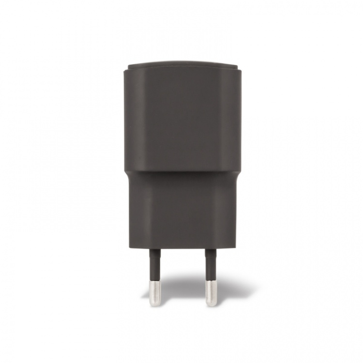 Forever vægoplader, USB-port, 1A, sort