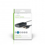 Nedis Bluetooth® Transmitter | Tilslutninger indgang: 1x 3.5 mm | AptX ™ Low latency / AptX™ / SBC | Op til 2 enheder | Sort