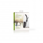 Nedis Trådløse On-Ear hovedtelefoner | Maksimal batteritid: 15 timer | Indbygget mikrofon | Truk kontrol | Understøtter stemmestyring | Volumenkontrol | Sort