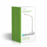Nedis LED Bordlampe | Dæmpbar | 250 lm | Opladningsbar | Lygte funktion | Hvid