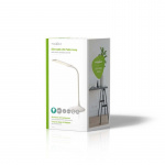 Nedis LED Bordlampe | Dæmpbar | 280 lm | Opladningsbar | Lygte funktion | Hvid