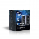 Nedis Gaming Højttaler | Højttalerkanaler: 2.0 | USB Drevet | 3.5 mm Hanstik | 18 W | Uden Belysning | Volumenkontrol | Audio / video / dataforbindelser output: 1x 3.5 mm Audio Out