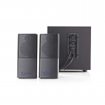 Nedis Gaming Højttaler | Højttalerkanaler: 2.1 | USB Drevet | 3.5 mm Hanstik | 30 W | Uden Belysning | Volumenkontrol