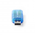 Nedis Lyd kort | 5.1 | USB 2.0 | Mikrofonforbindelse: 1x 3.5 mm | Headset forbindelse: 3.5 mm Male