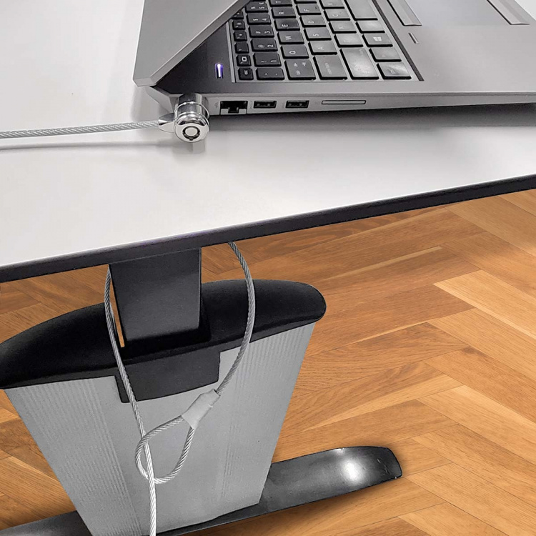 Nedis Notebook Lås | Type af lås: Nøgle | 1.80 m | Metal