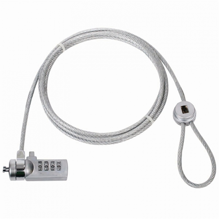 Nedis Notebook Lås | Type af lås: Ciffer | 1.80 m | Zinc Alloy