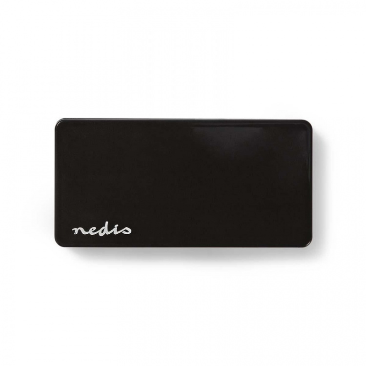 Nedis USB-hub | USB-A Male | USB-A Female | 7-Port port(s) | USB 2.0 | Strømforsyning / USB Drevet | 7x USB